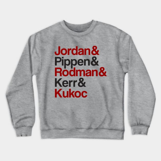 The Last Dance of the 98 Bulls Basketball Crewneck Sweatshirt by BooTeeQue